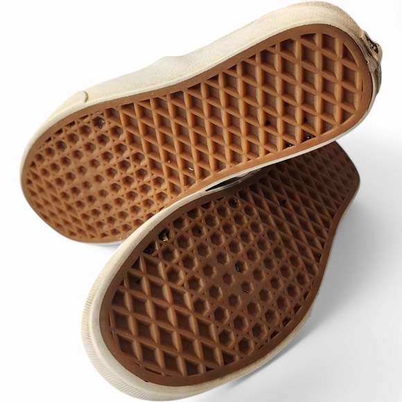 Vans Classic Slip On Skate Women's 5.5 White Leather‎ Perforated - Picture 7 of 9